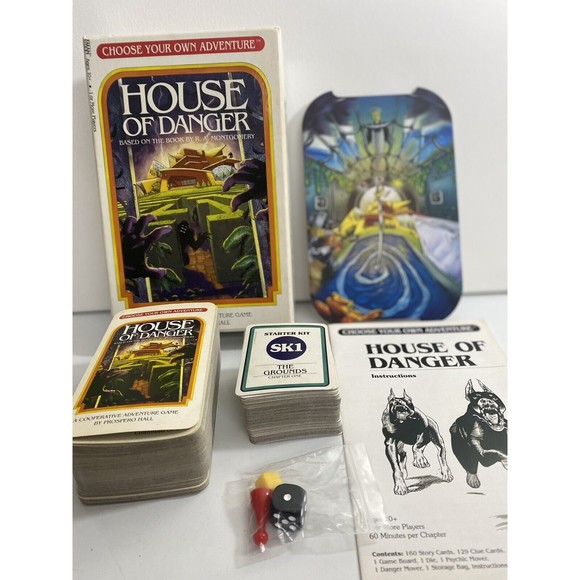 House of Danger Board Adventure Game Choose Your Own Adventure - Picture 3 of 6